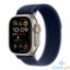 Picture of Apple Watch Ultra 2 GPS + Cellular 49mm Natural Titanium Case with Blue Trail Loop - M/L