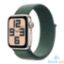 Picture of Apple Watch SE GPS 44mm Starlight Aluminium Case with Lake Green Sport Loop