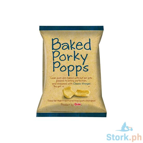 Picture of Baked Porky Popps Classic Vinegar 34g