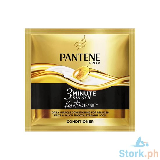 Picture of Pantene 3 Minute Conditioner Keratin Straight 9Ml 6s