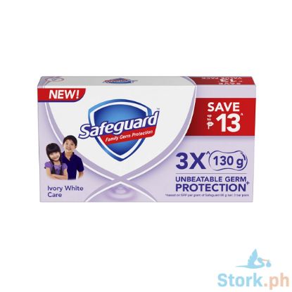 Picture of Safeguard Bar Ivory White Care 130g x 3