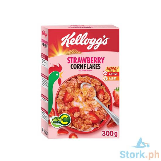 Picture of Kellogg's Real Strawberry Cornflakes 300g