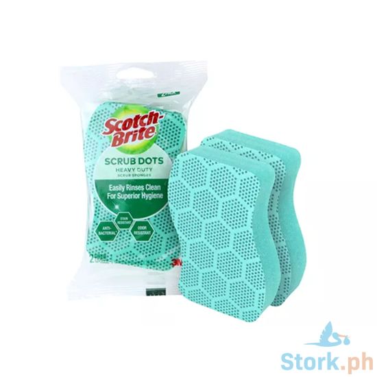 Picture of Scotch Brite Heavyduty Scrubdots 1s