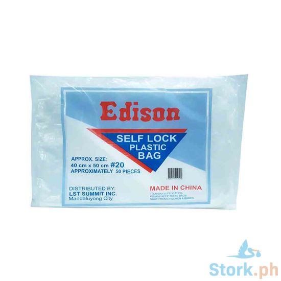Picture of Edison LST Self Lock Plastic Bag# 8
