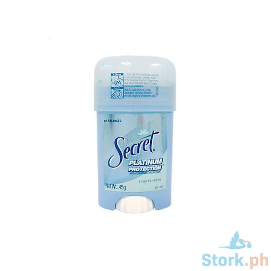 Picture of Secret Deo Platinum Crm Shower Fresh 45g