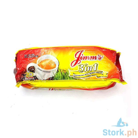 Picture of Jimm's 3in1 Coffee With Wheat Grass 20g 12s