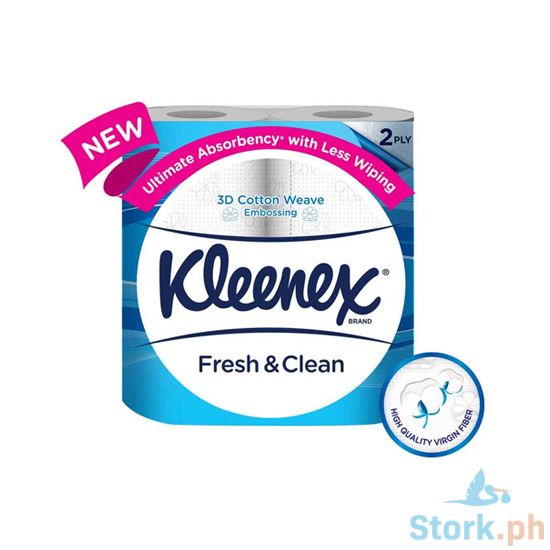 Picture of Kleenex Bathroom Tissue 2Ply 4s