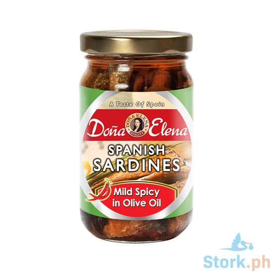 Picture of Dona Elena Spanish Sardines Mild Spicy Pure Olive Oil 228g