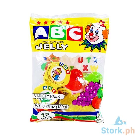 Picture of ABC Fruit Flavored Jelly Variety Pack 12 Pieces 180g