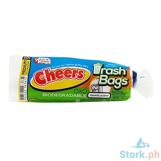 Picture of Cheers Translucent Trash Bags Medium 10s
