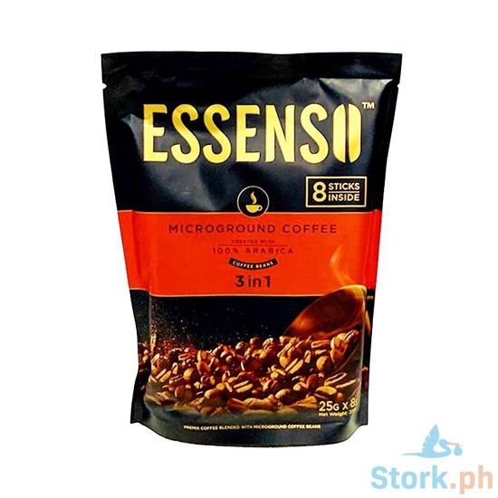 Picture of Essenso 100% Arabica with Microground Coffee 3-in-1 Smooth And Aromatic (8 Sticks x 25g) 200g