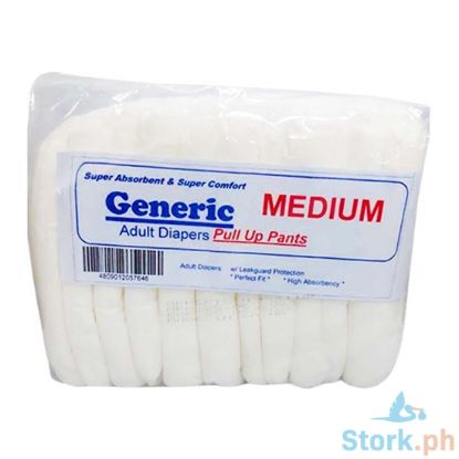 Picture of Generic Adult Diapers Pull Up Pants Medium 10 Pieces