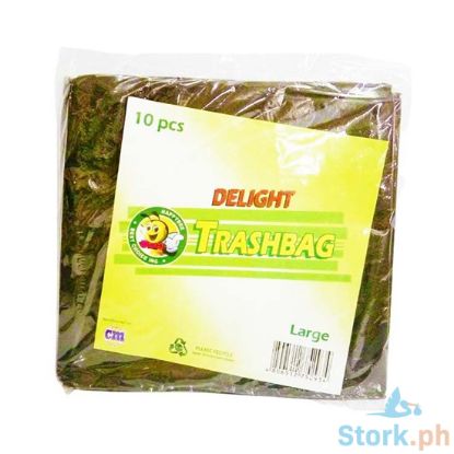 Picture of HappyBee Delight Trashbag Black Large 10 Pieces
