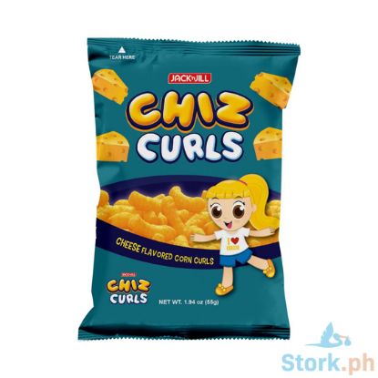 Picture of Jack 'n Jill Chiz Curls Cheese Flavored Corn Curls 55g