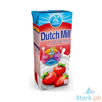 Picture of Dutch Mill Yoghurt Drink with Strawberry Juice 180ml
